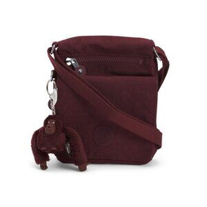 KIPLING Merlot Nylon New Eldorado Mini Crossbody Bag